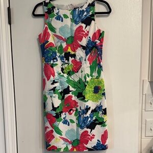 Ann Taylor Vibrant Floral Mini Dress